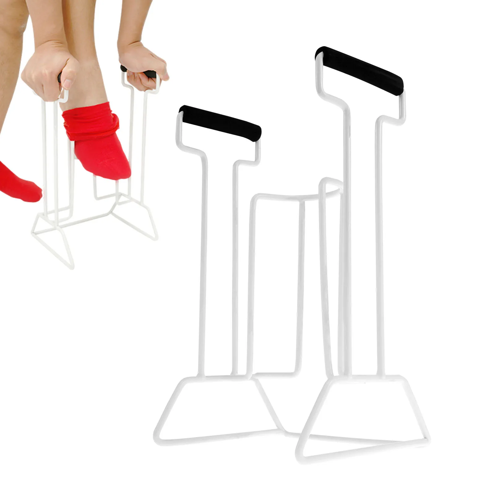 Women'S Shoes Ecco - Stock Helper Aid เครื่องมือใส่การบีบอัดถุงเท้าขนาดใหญ่ Aid ใช้งานง่าย
