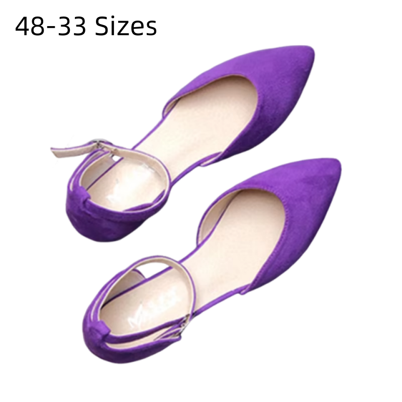 Women'S Shoes X Wide - Lady Flock Nubuck หนัง Studded แบบดั้งเดิม