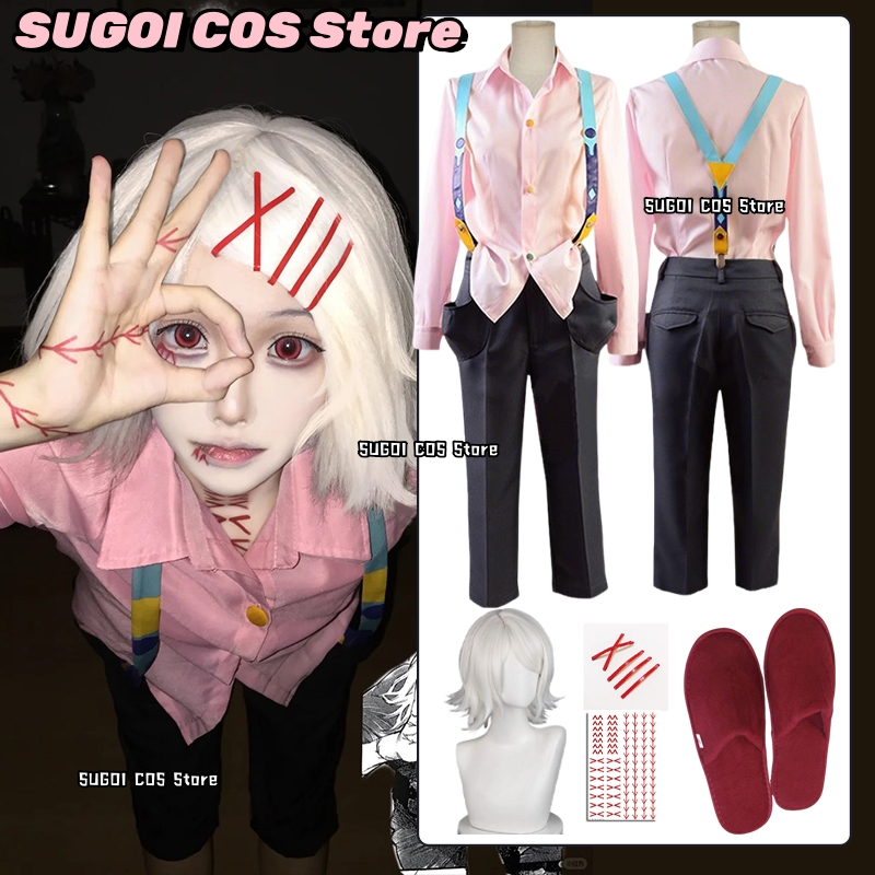 Women'S Shoes Rei - อะนิเมะ Juzo Suzuya Rei คอสเพลย์เครื่องแต่งกายเสื้อสีชมพูกางเกงสายรัด Kneecap