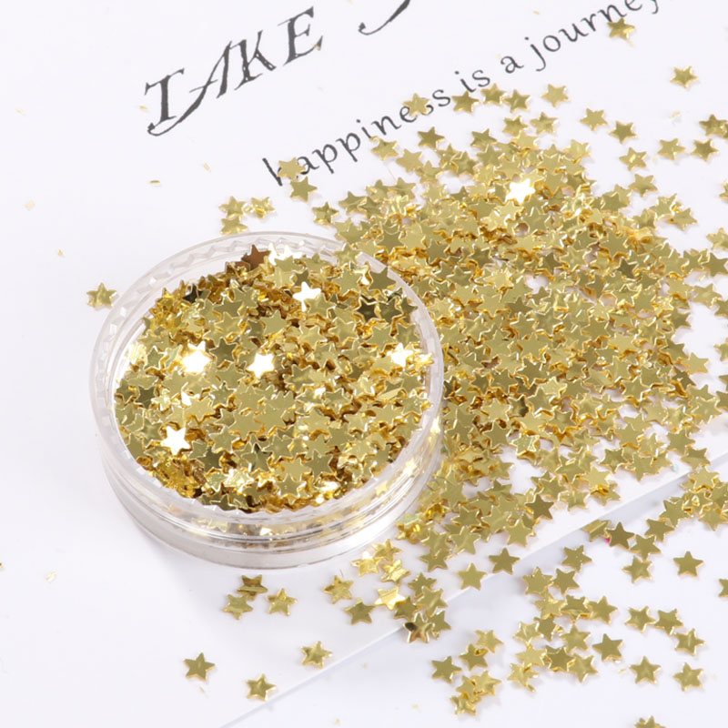 Women'S Shoes Ecco - 10 กรัม/แพ็คทอง 3 มม.Star Shape Sequins