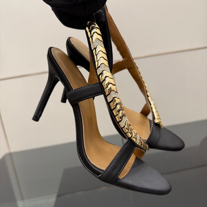 รองเท้าส้นสูงประดับเพชรหรูหรา  - Gladiator Sandal Women บทวิจารณ์และราคา