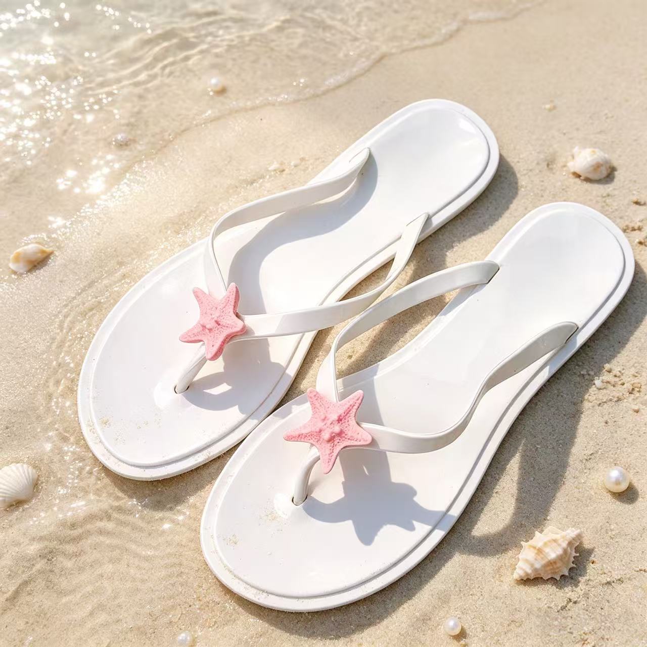 รองเท้าแตะผู้หญิงแบบสวม รุ่นให - Thong Flat Sandal บทวิจารณ์และราคา