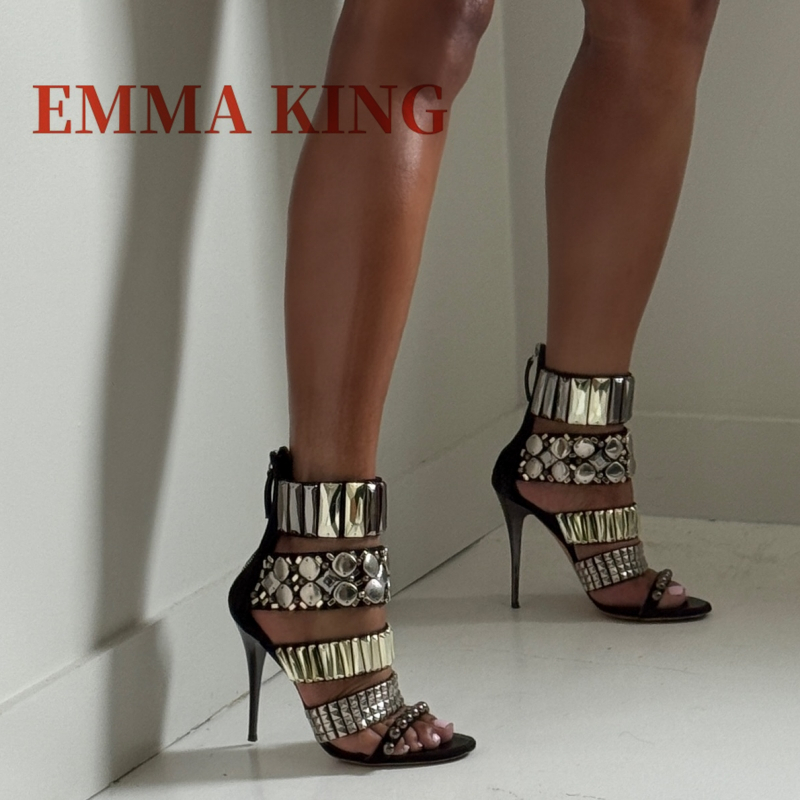 รองเท้าส้นสูงแบบรัดข้อเท้าประด - Gladiator Sandal Women บทวิจารณ์และราคา