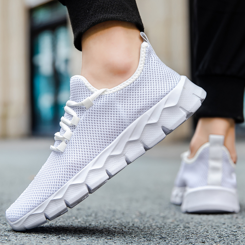 รองเท้าวิ่งผู้ชายสีดำ รองเท้าผ - Women Shoes Tennis บทวิจารณ์และราคา