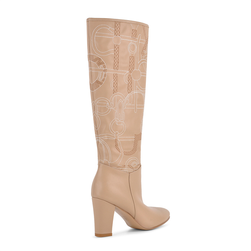 Onlymaker รองเท้าบูทสูงถึงเข่า - Block Heel Ankle Boots บทวิจารณ์และราคา