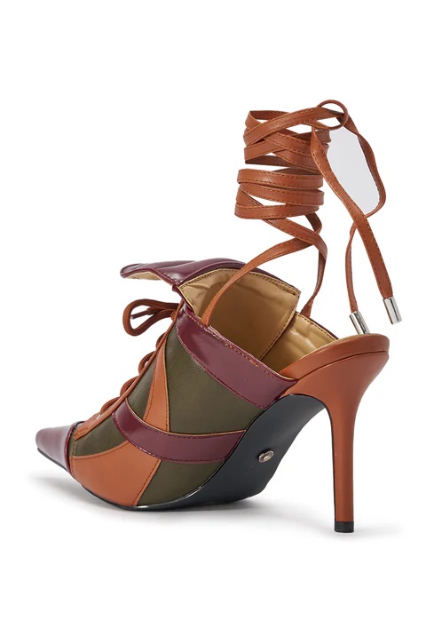 รองเท้าส้นสูงแบบมูล สไตล์เรโทร - Block Heel Ankle Boots บทวิจารณ์และราคา