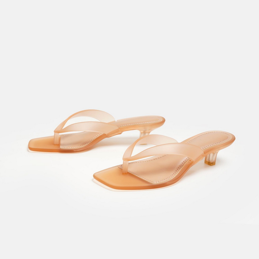 รองเท้าแตะแบบสวมสีเขียวมะกอก P - Thong Flat Sandal บทวิจารณ์และราคา