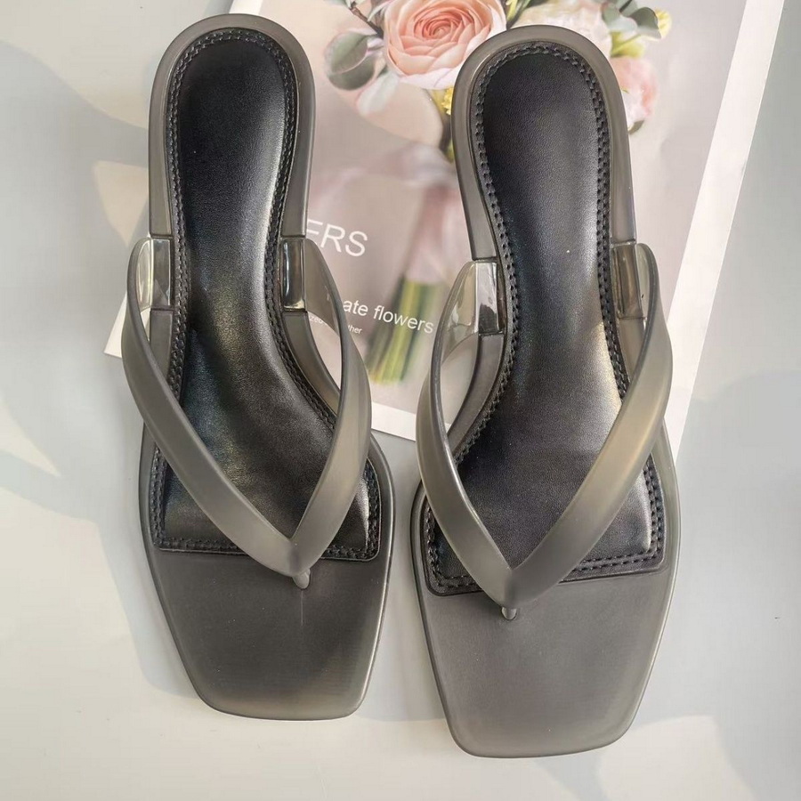 รองเท้าแตะแบบสวมสีเขียวมะกอก P - Thong Flat Sandal บทวิจารณ์และราคา