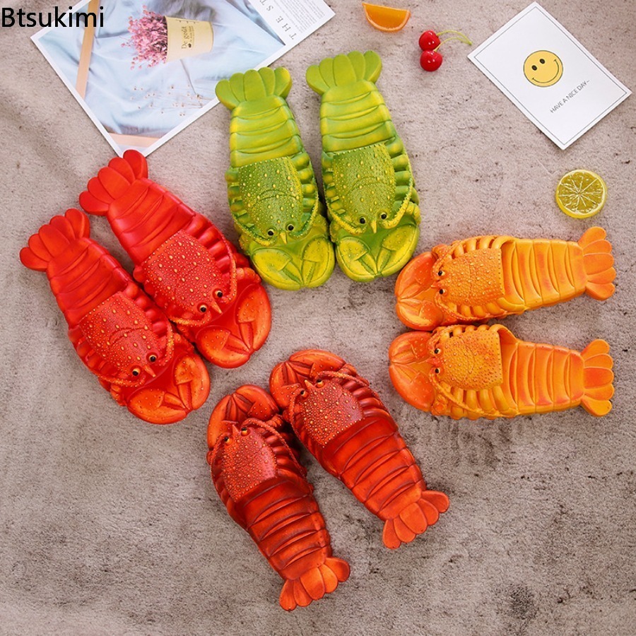 รองเท้าแตะลายการ์ตูนกุ้งมังกรส - Women'S Shoes To Men'S Size บทวิจารณ์และราคา