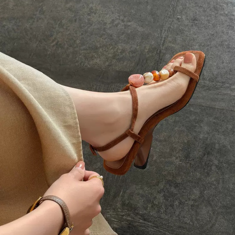 รองเท้าส้นเตี้ยแบบสวมสำหรับผู้ - Thong Flat Sandal บทวิจารณ์และราคา