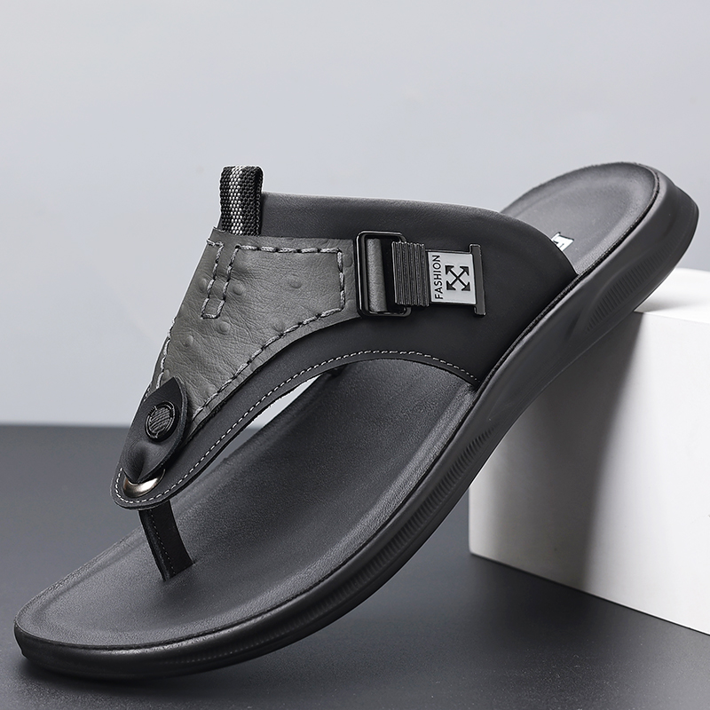 รองเท้าแตะแบบมีสายรัดปรับได้สำ - Thong Flat Sandal บทวิจารณ์และราคา
