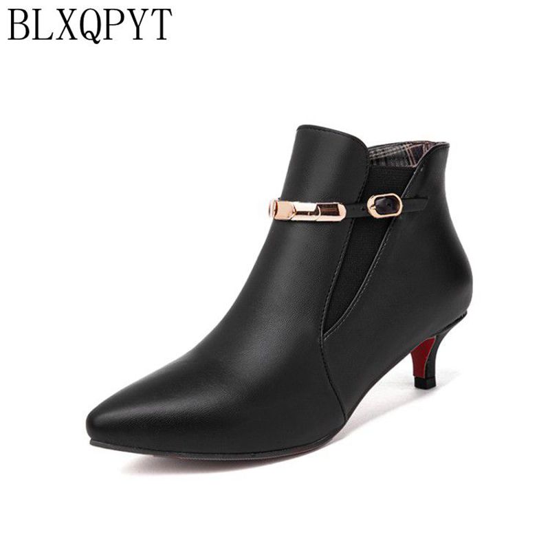 BLXQPYT รองเท้าบูทหุ้มข้อส้นเต - Women Shoes Size 7 บทวิจารณ์และราคา
