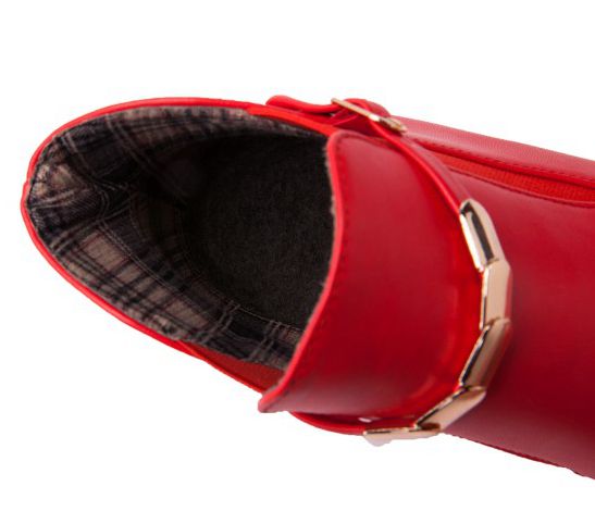 BLXQPYT รองเท้าบูทหุ้มข้อส้นเต - Women Shoes Size 7 บทวิจารณ์และราคา