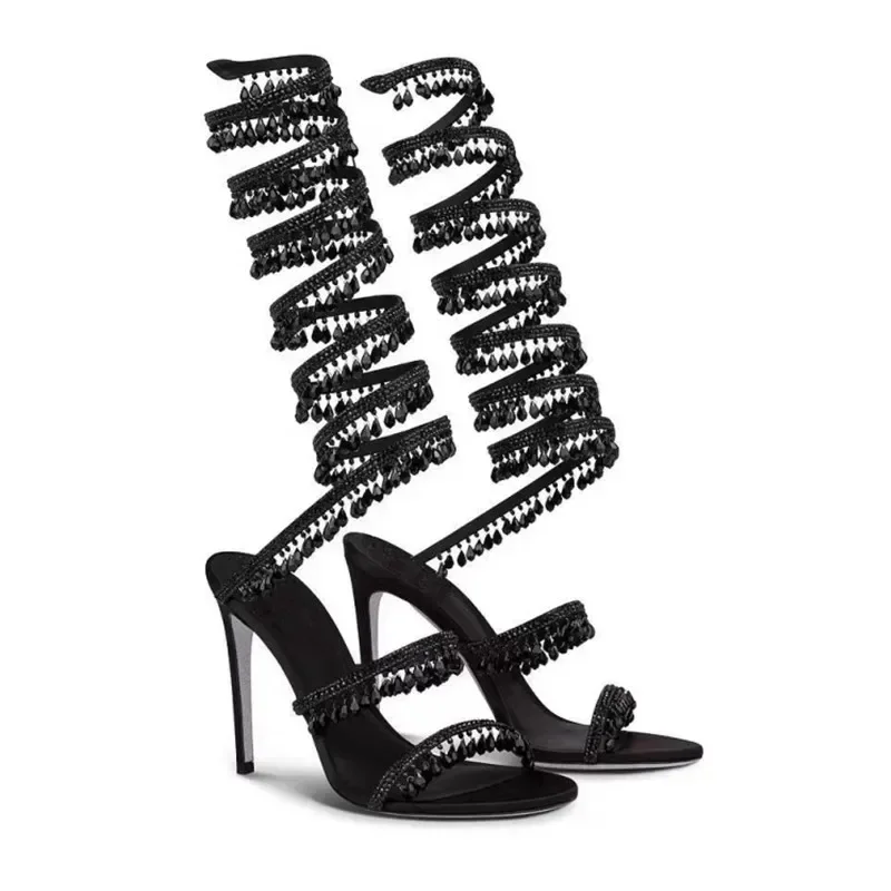 รองเท้าแตะผู้หญิงแบบใหม่ประดับ - Gladiator Sandal Women บทวิจารณ์และราคา
